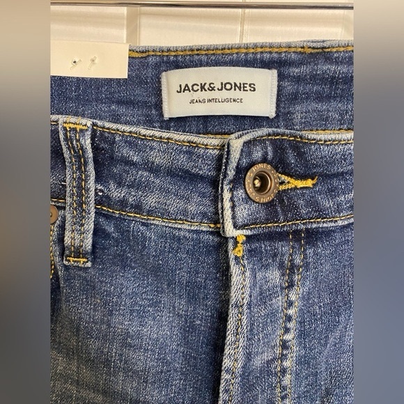 Jack Jones Comfort MikeMens Blue Jean Denim PantsW30 L32NWTs - Picture 2 of 5